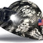 Casco seguridad industrial con lámpara ventilación