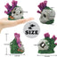 Escondite resina acuario decoración calavera peces