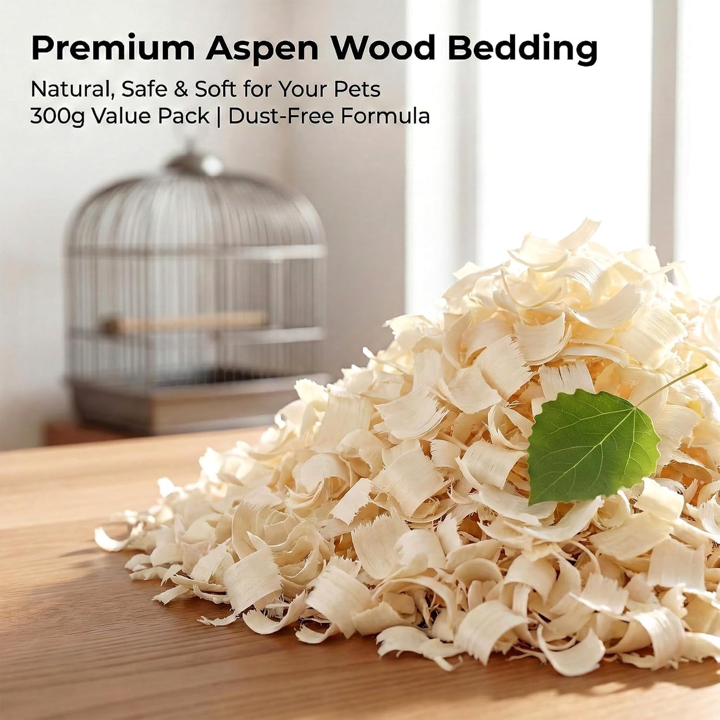 Ropa cama mascotas Aspen Bird 10oz para conejillo erizo reptil