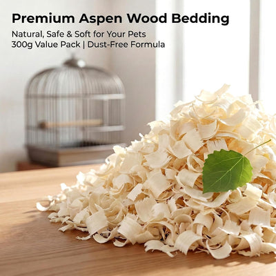 Ropa cama mascotas Aspen Bird 10oz para conejillo erizo reptil