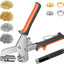 Kit ojales resistentes con alicates 3/8pulg 500 piezas oro y plata