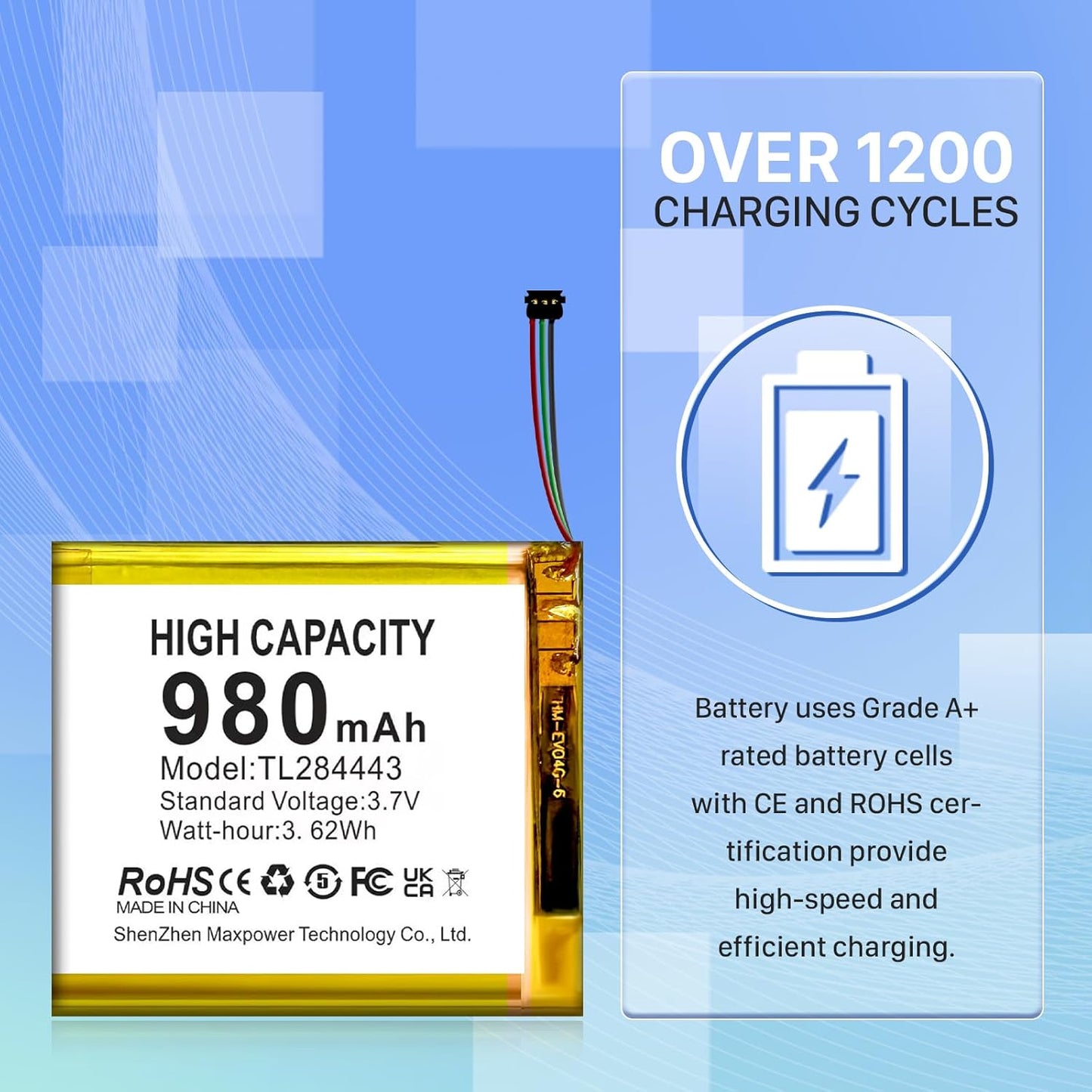Batería para termostato Nest T3007ES T3008US
