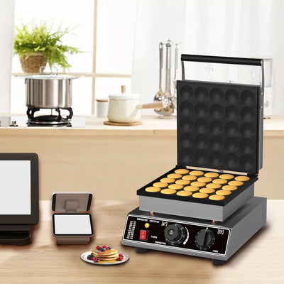Mini máquina panqueques acero inox 1700W uso doméstico