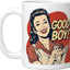Taza Cerámica Vintage para Amantes de Perros Blanco