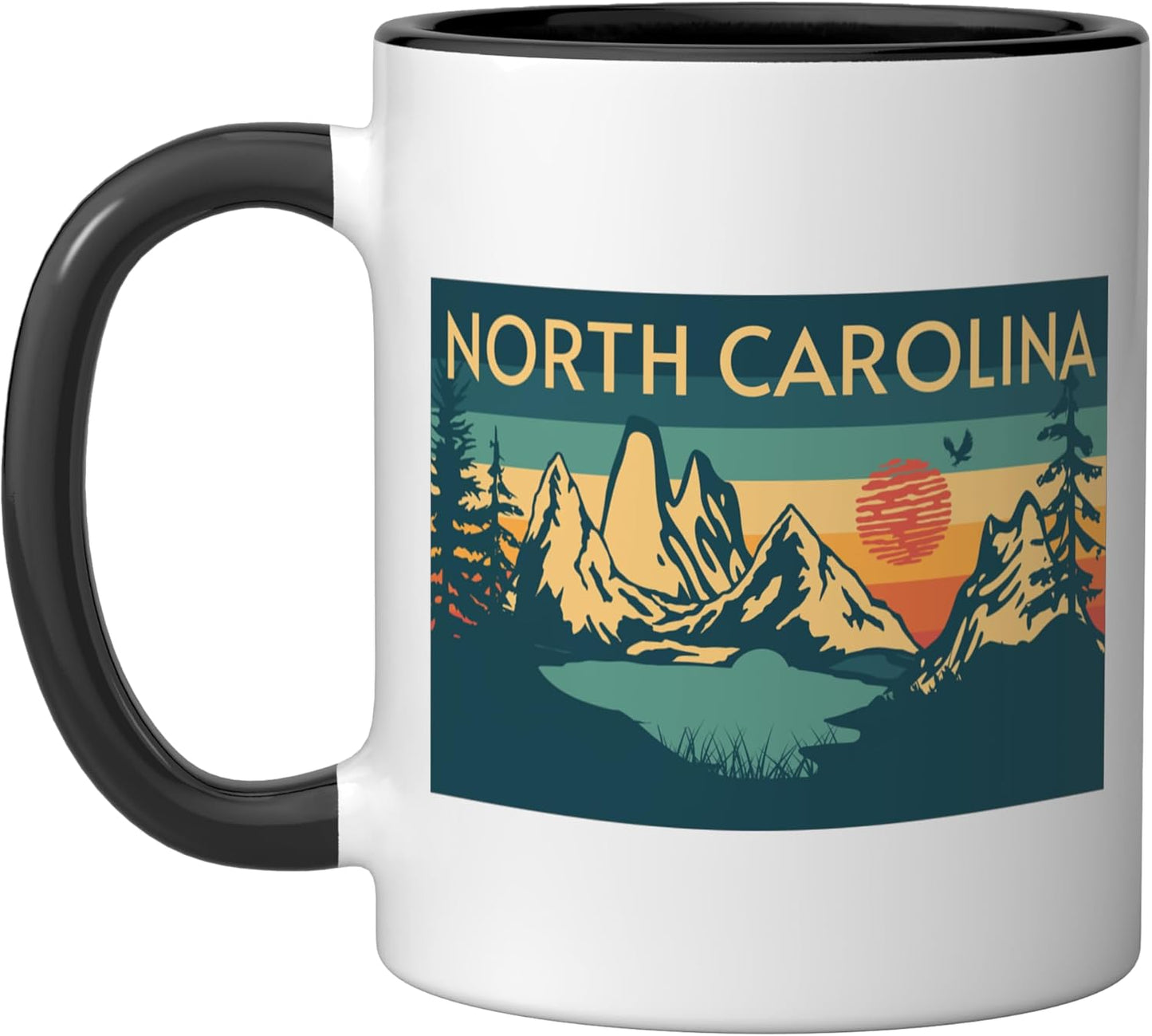 Taza Cerámica Carolina del Norte Blanco