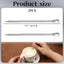 2 Bolígrafos Acero Inox Barista para Café y Capuchino