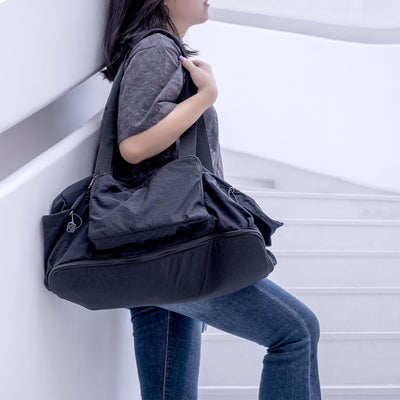 Bolsa viaje plegable expandible con correa hombro resistente