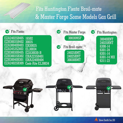 Escudo térmico parrilla 19.5pulg para Huntington y Fiesta