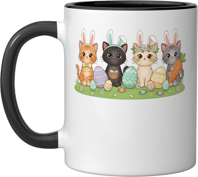 Taza de cerámica para niños con animales de la selva Pascua