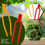 200 Clips Fijación Plantas Jardinería Reutilizables Plástico