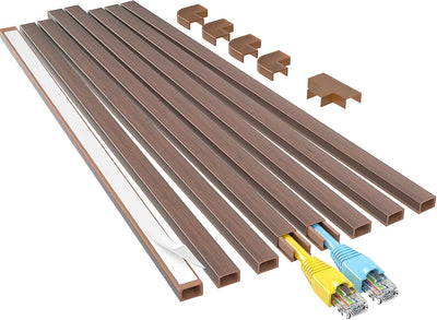 Ocultador cables 113pulg pared organizador un solo cable