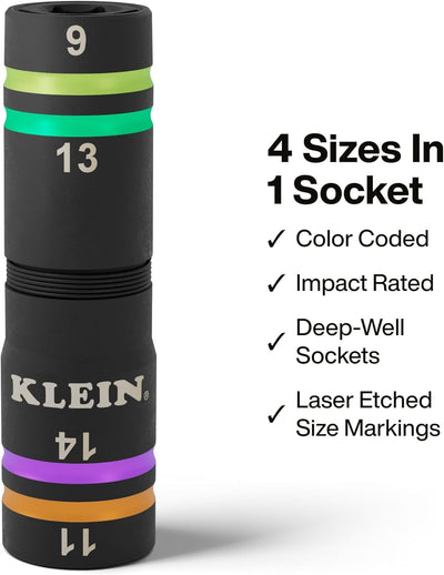 Juego llaves cuádruples 1/4 pulg 0.354-0.512in