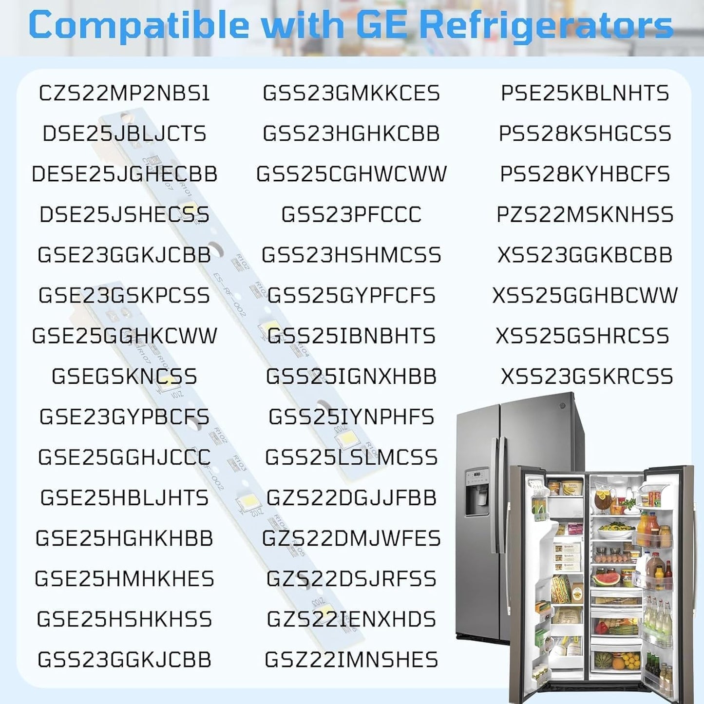 Tablero LED set 3 Comp GE