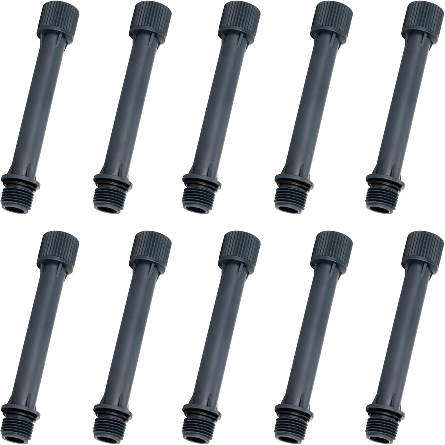 Juego 10 extensión aspersor 5pulg comp cabezal rociador