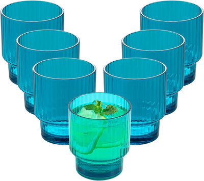 Paquete de 48 vasos plásticos resistentes 11 oz aptos para lavavajillas