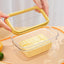 Cortador de mantequilla hermético 2 en 1 con recipiente de almacenamiento