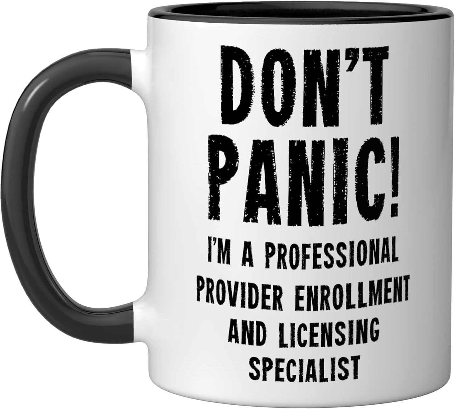 Taza Cerámica para Especialista Negro/Blanco
