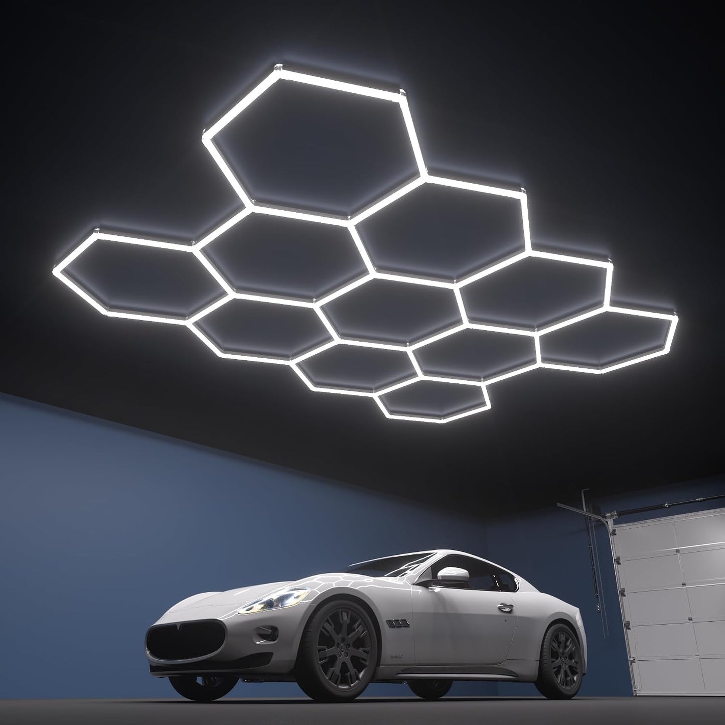Luces hexagonales LED para gimnasio 460W 55200lm