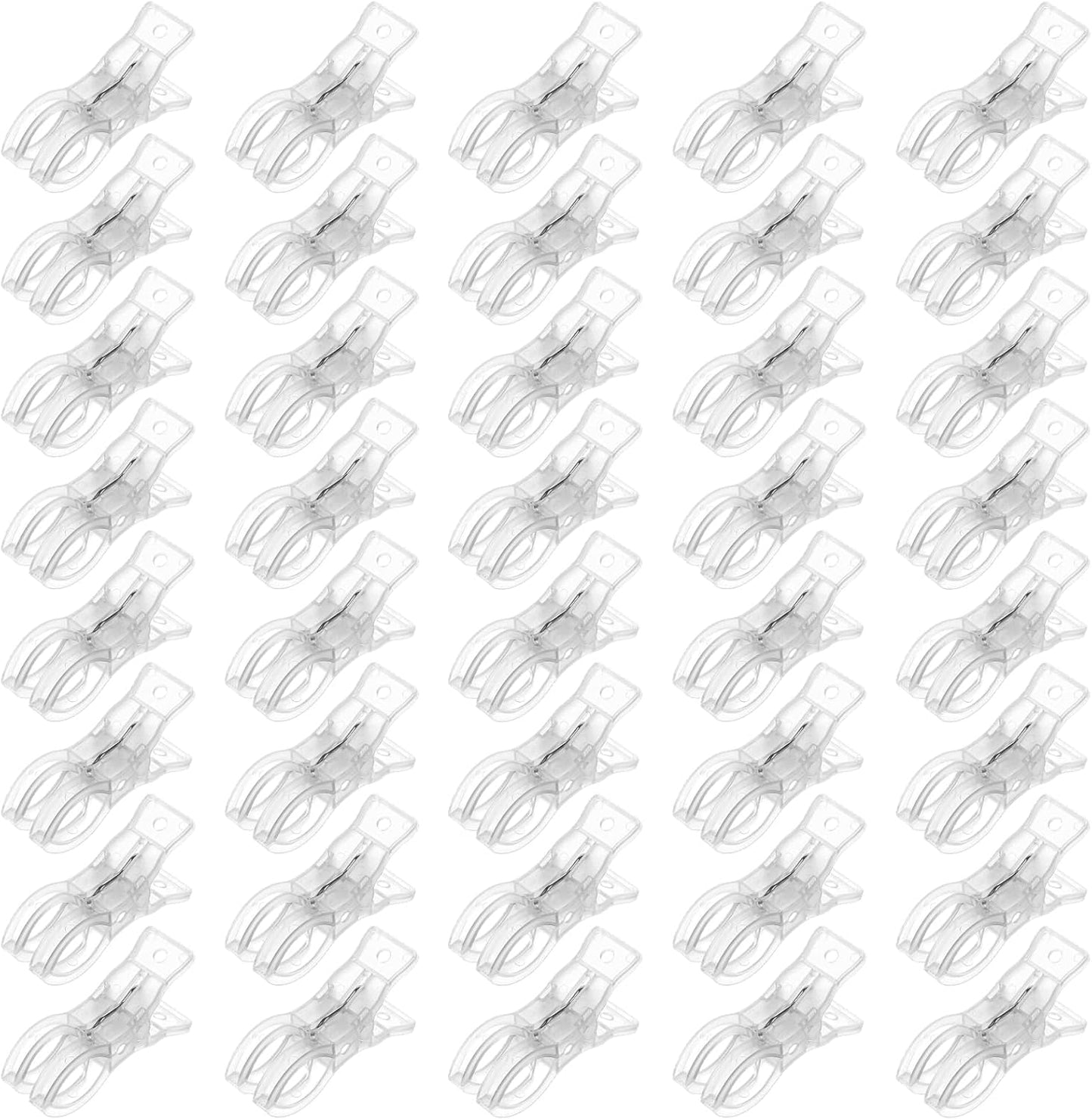 40 Clips Arco Globos Transparentes 3.54pulg Resistentes Decoración