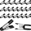 20 Mini Abrazaderas Resorte Metal 2pulg para Manualidades