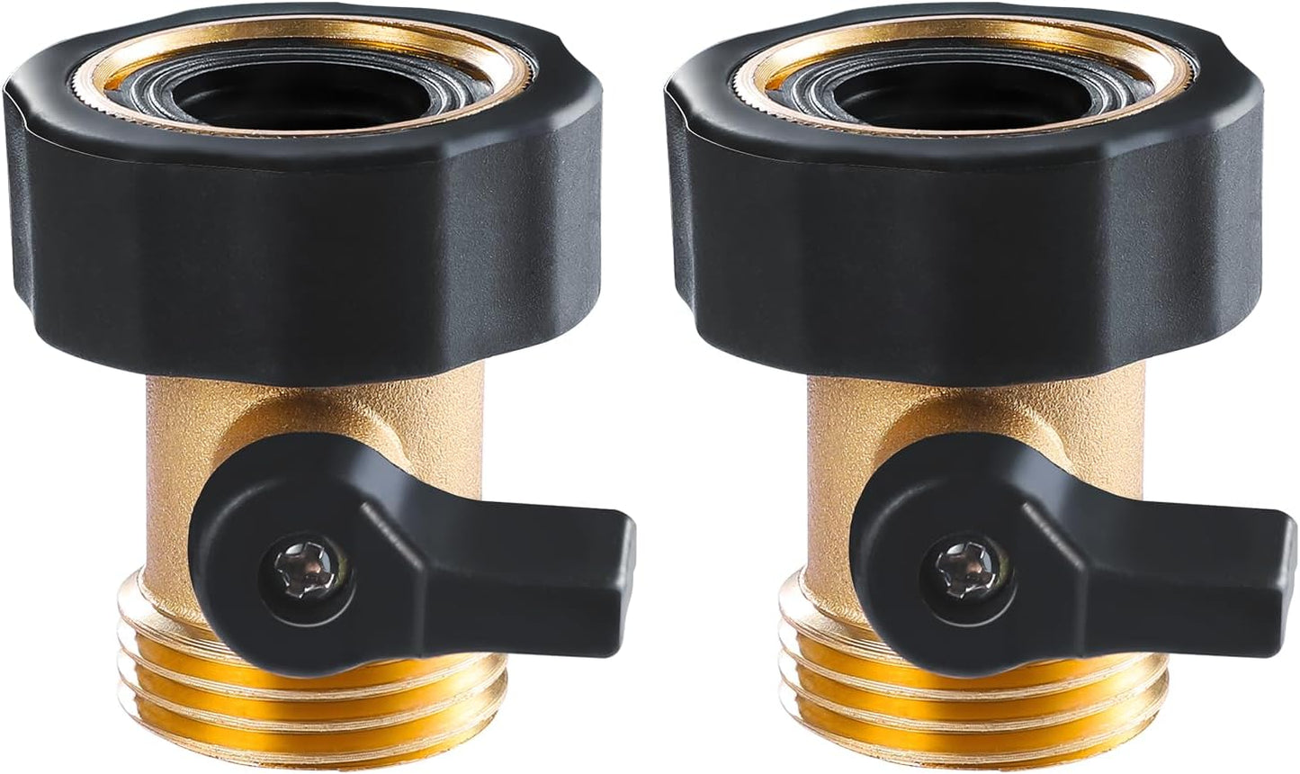 Conector manguera jardín latón juego 2
