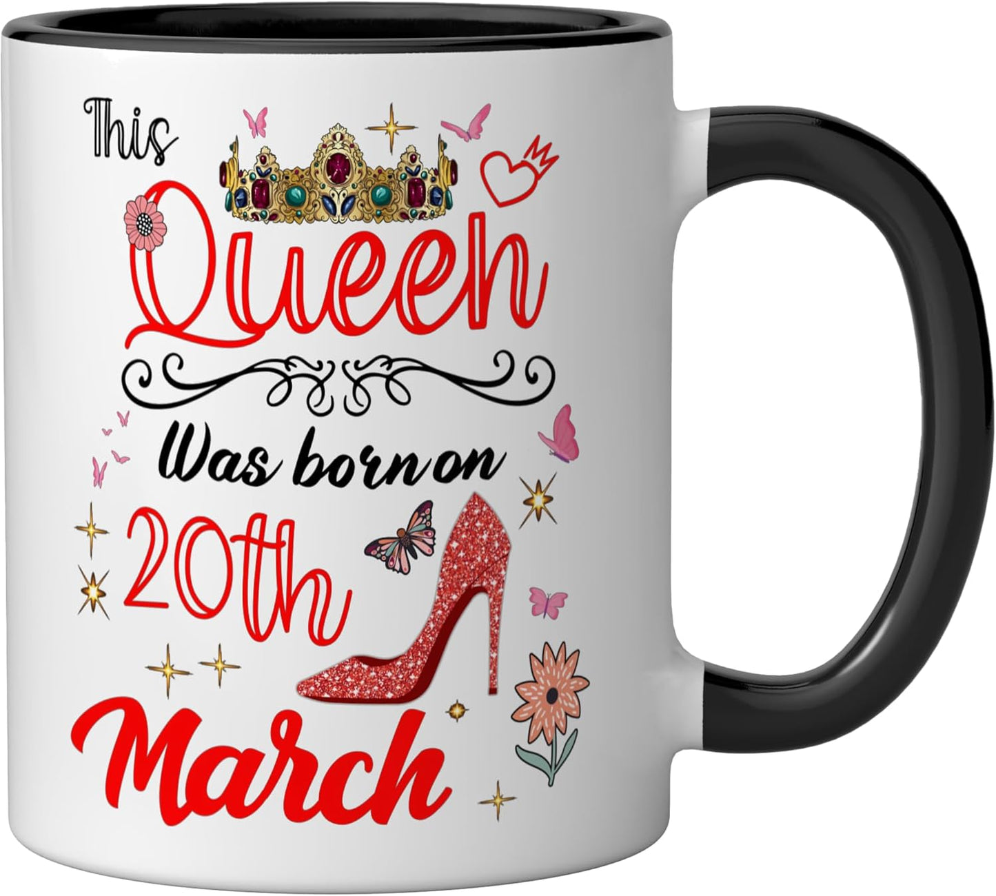 Taza cerámica para cumpleaños 20 de marzo