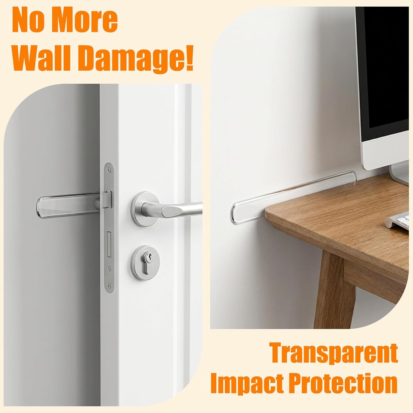 44 Protectores puerta gabinete silicona antirruido