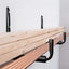 Ganchos pared garaje hierro inox EVA capacidad 66lbs
