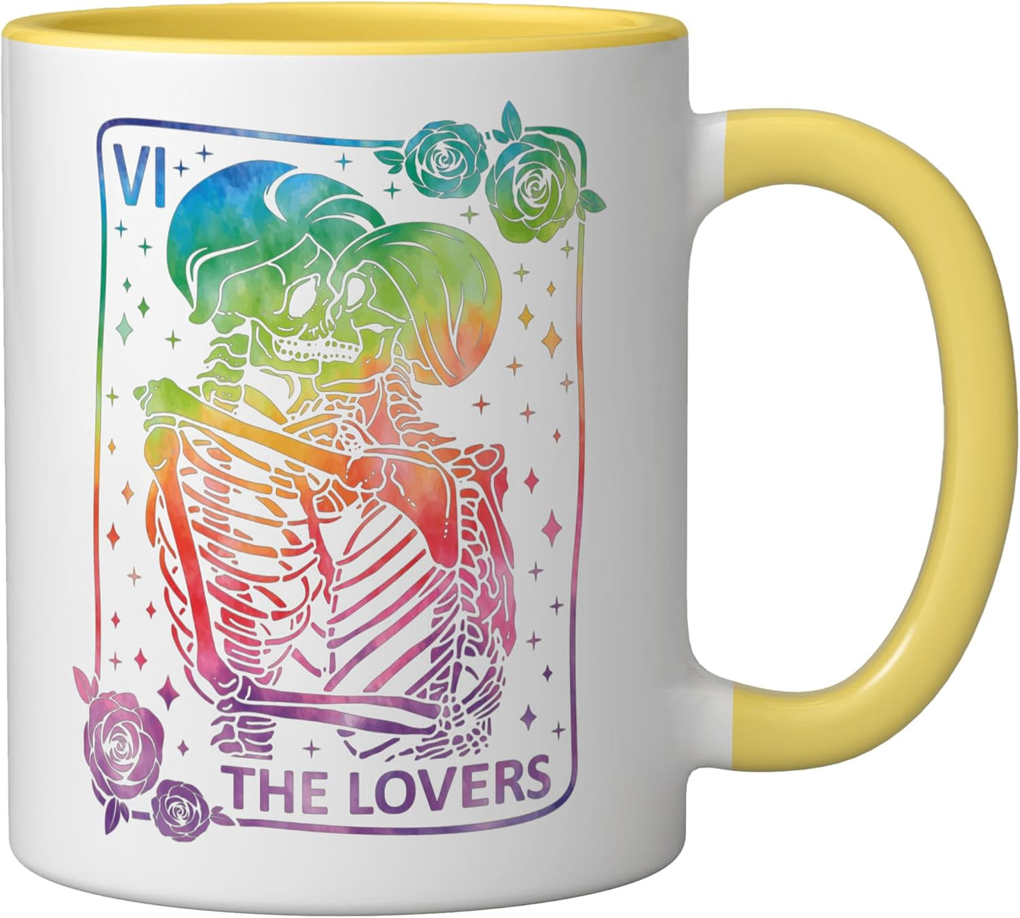 Taza Cerámica The Lovers Tarot Estampado Relleno