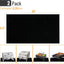 Alfombrillas parrilla aire libre 36x21pulg 2 pzas negras