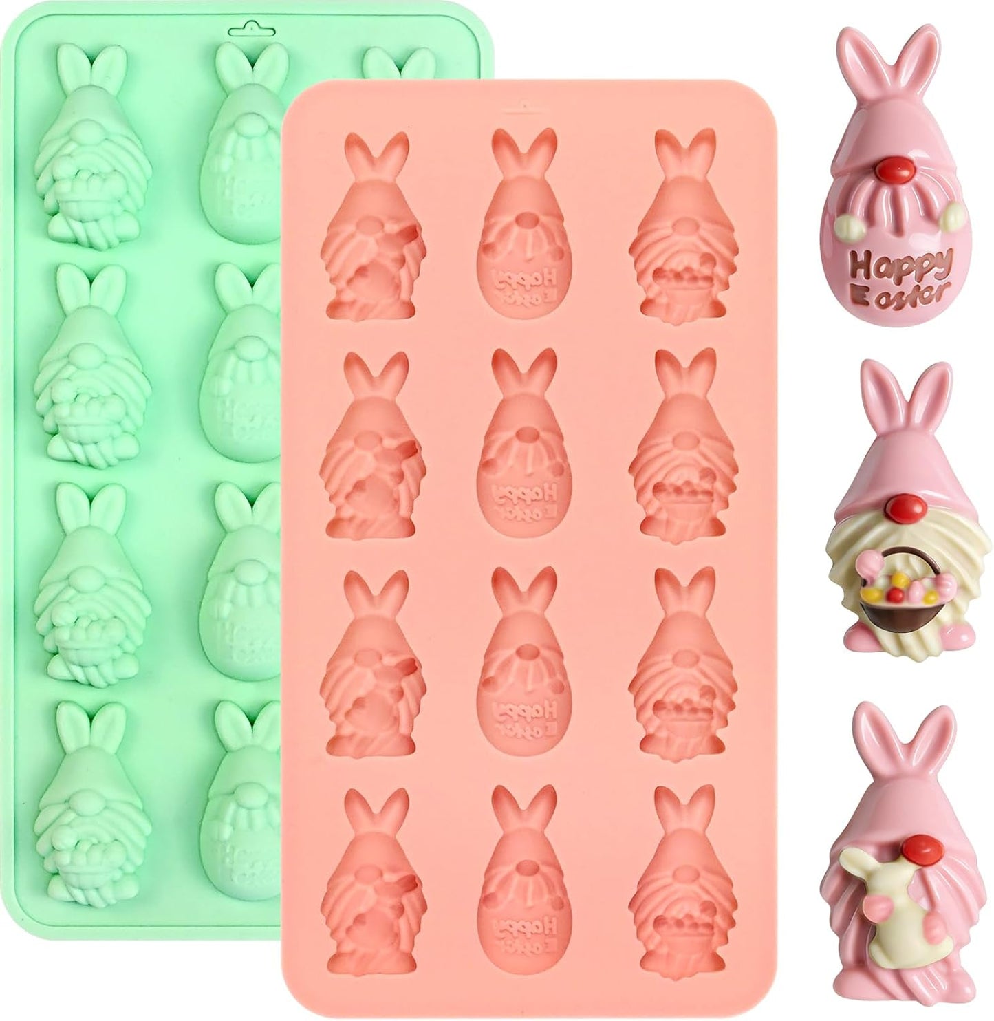 Molde silicona Pascua 24 cavidades mini conejo