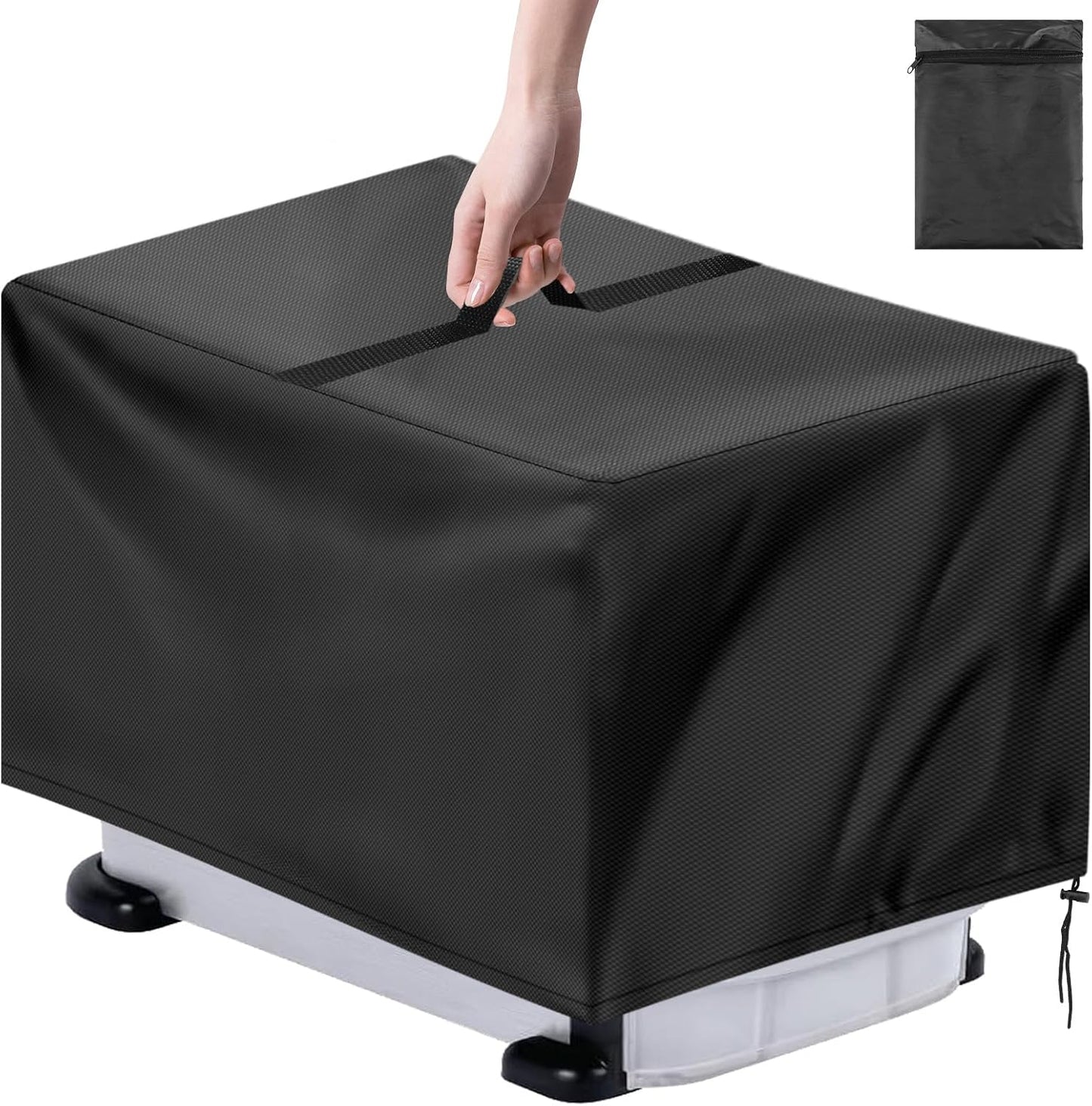 Cubierta antipolvo para freidora T-fal compatible con acero inoxidable 3.5 L