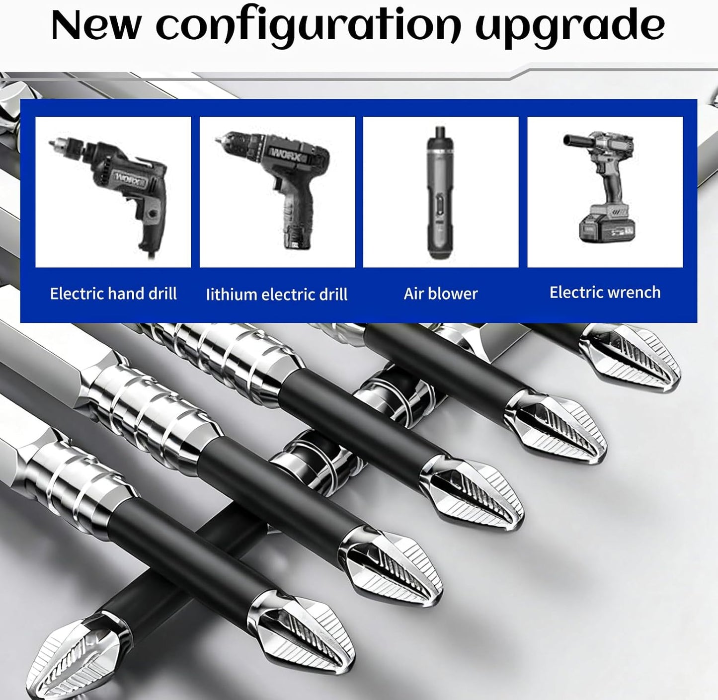 Set 9 Brocas Magnéticas Antideslizantes Impacto