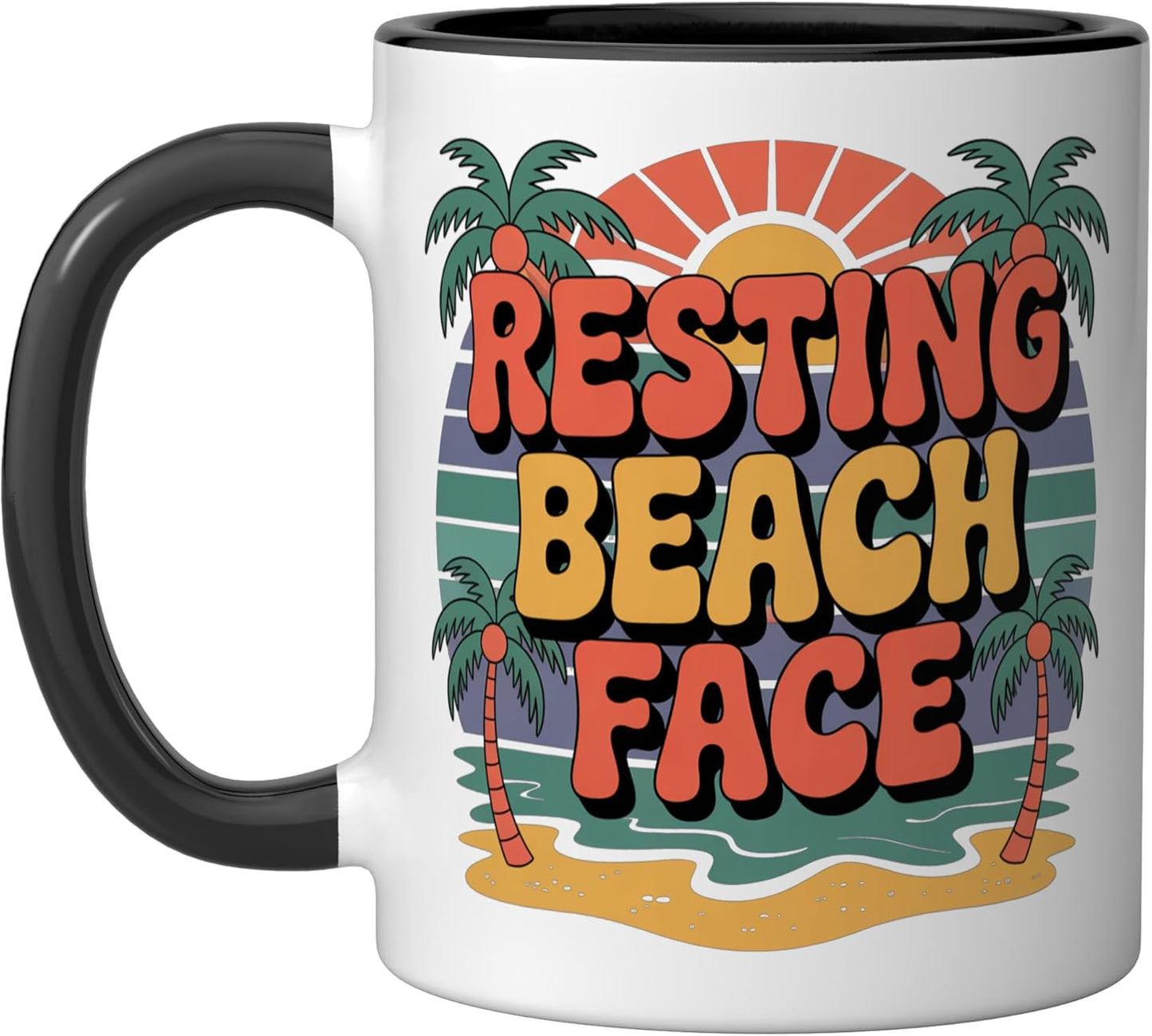 Taza Cerámica Humorística Negro/Blanco