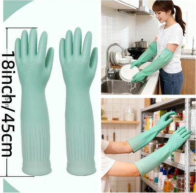 Guantes látex impermeables antideslizantes 18pulg cocina