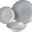 Juego de platos y cuencos redondos de porcelana 12 piezas