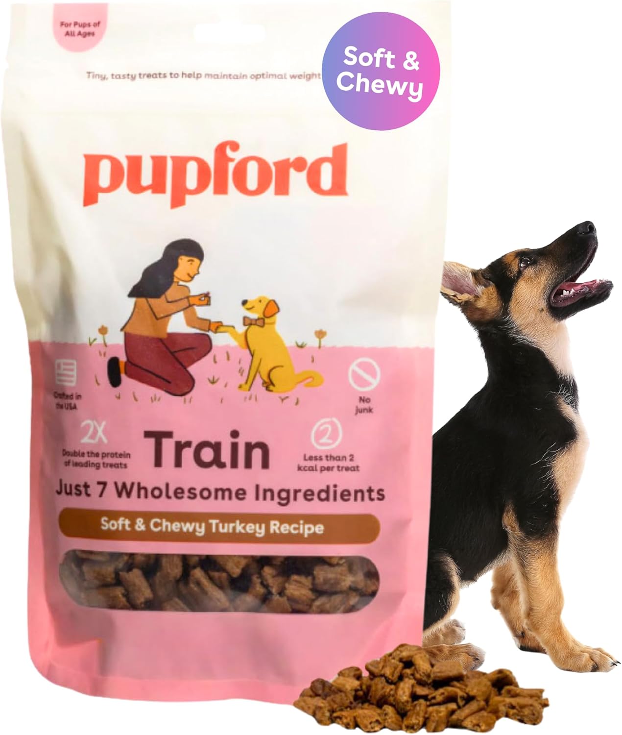 Golosinas suaves para perros pavo 5oz