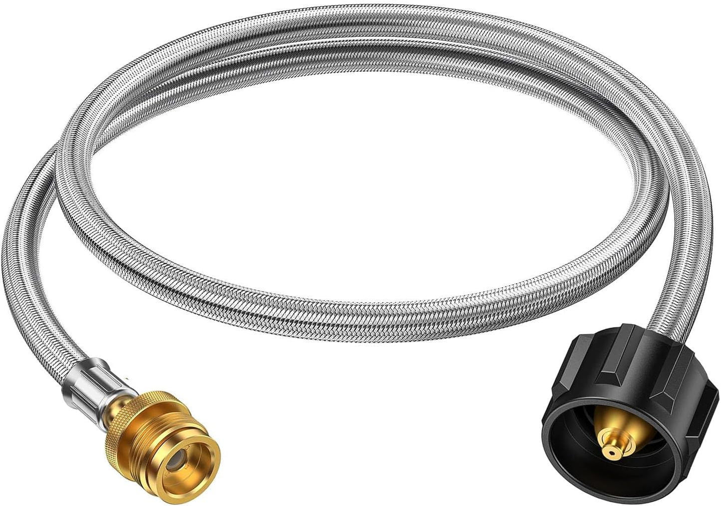 Manguera adaptadora propano 4ft 1-20lb para tanque 5-40lb