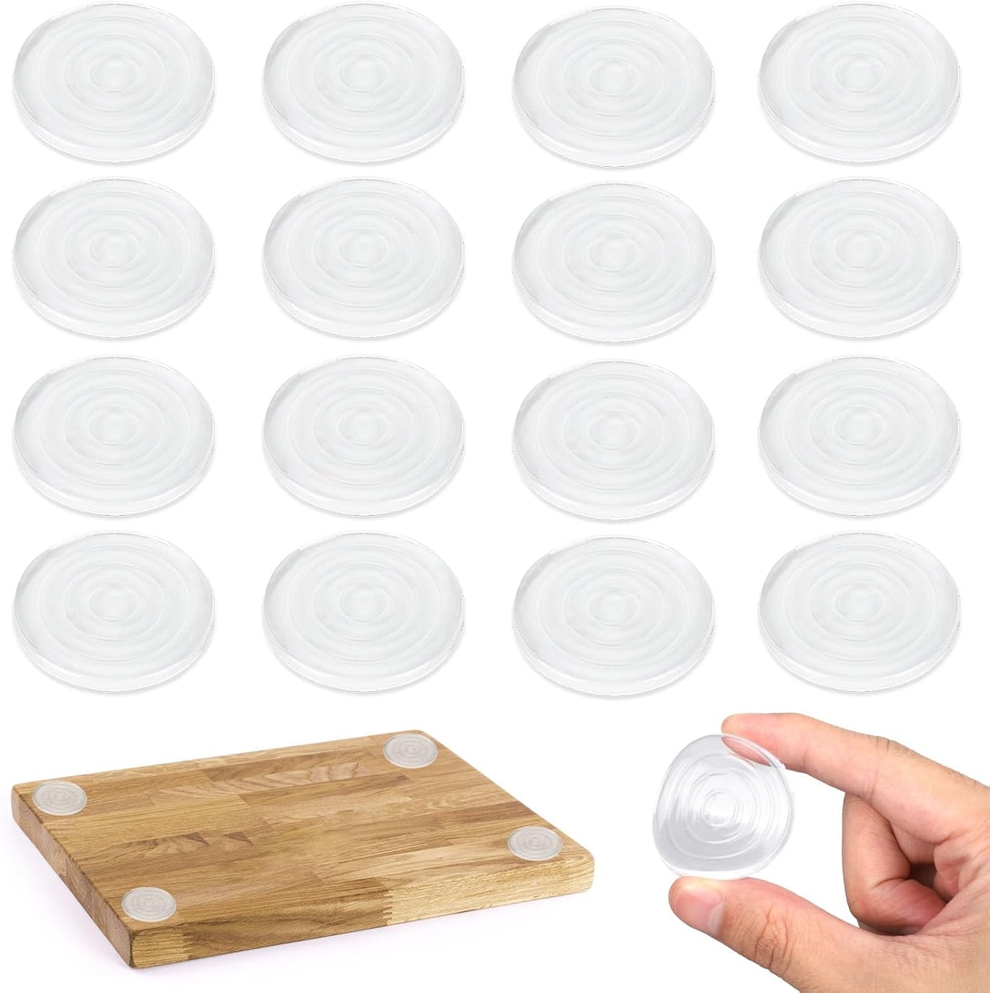 Almohadillas antiderrap autoadhesivas para tabla cortar
