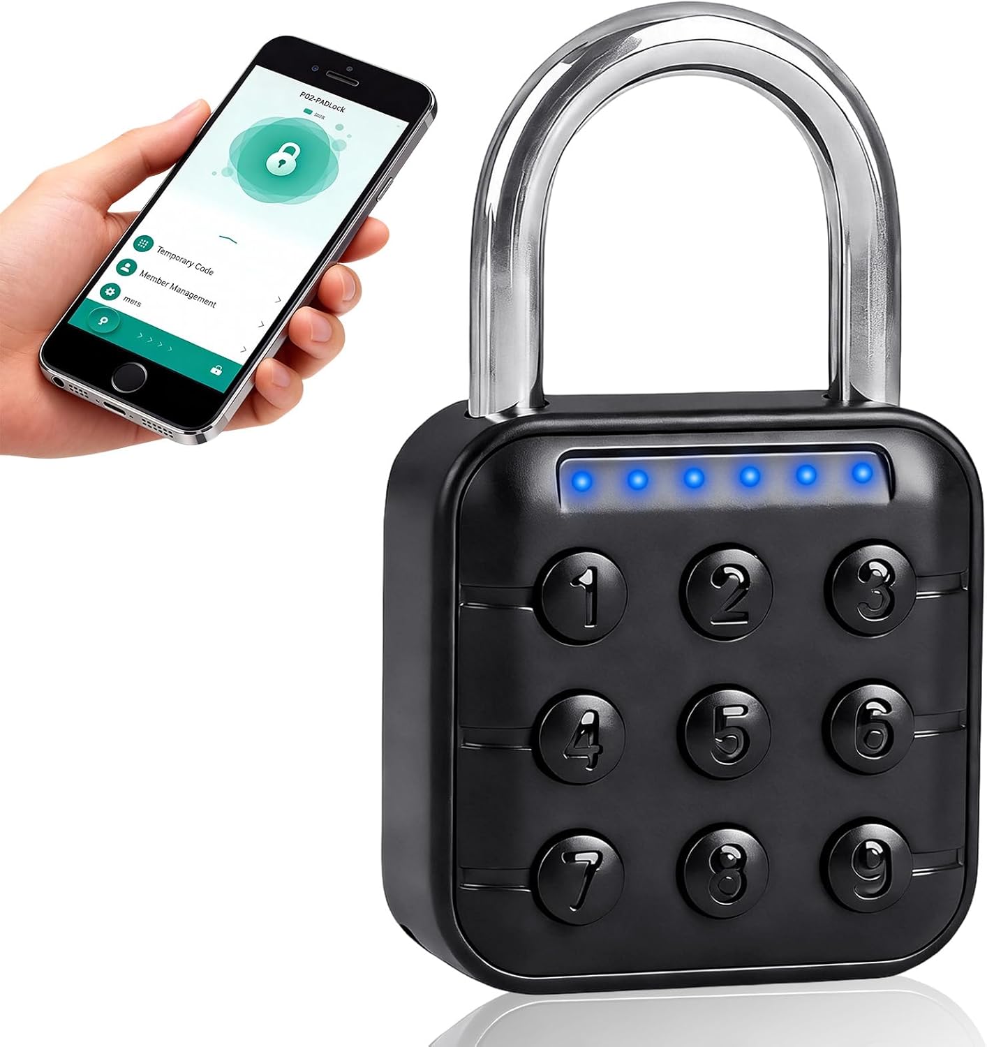Cerradura combinación inteligente con app Tuya y Bluetooth