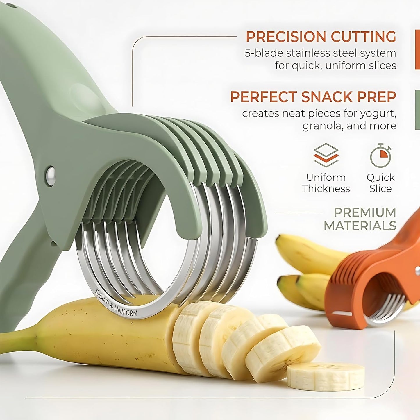 Cortador multifuncional para frutas y verduras