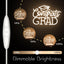 Letrero neón Congrats Grad con luz LED USB blanca cálida