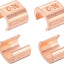 Pack 4 Conectores Tierra Cobre C-76 Para Cable 2.36-2.99pulg