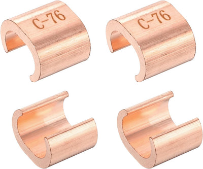 Pack 4 Conectores Tierra Cobre C-76 Para Cable 2.36-2.99pulg