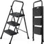 Taburete plegable 3 escalones antideslizante hogar cocina