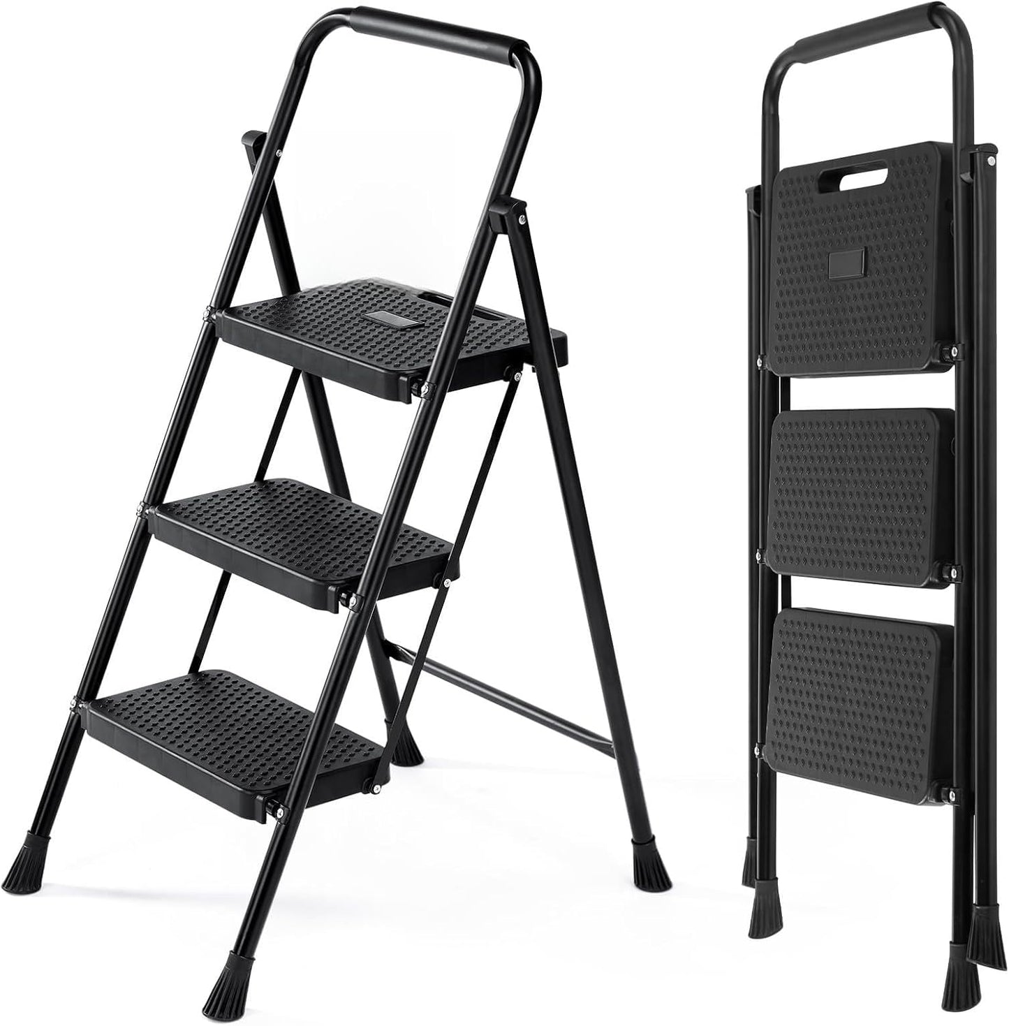 Taburete plegable 3 escalones antideslizante hogar cocina