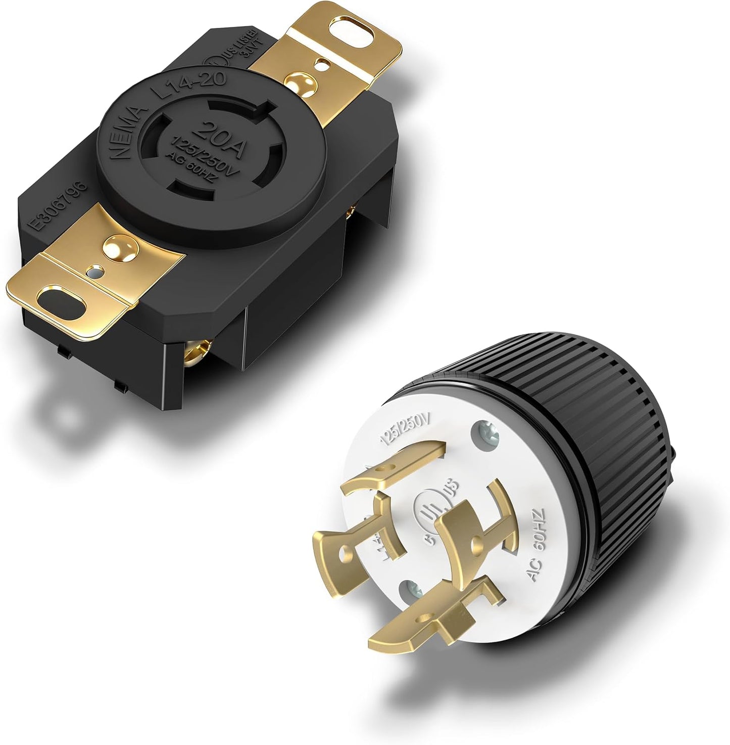Enchufe L14-20P y Receptáculo L14-20R Grado Industrial
