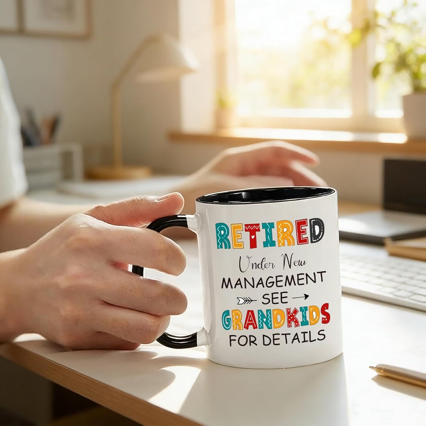 Taza de jubilación para mujer, abuela, mamá y compañera de trabajo