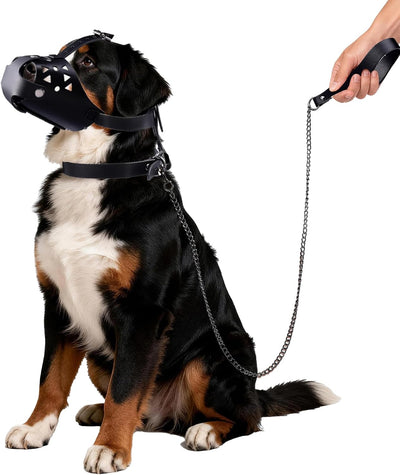 Bozal ajustable perros grandes transpirable cesta desmontable