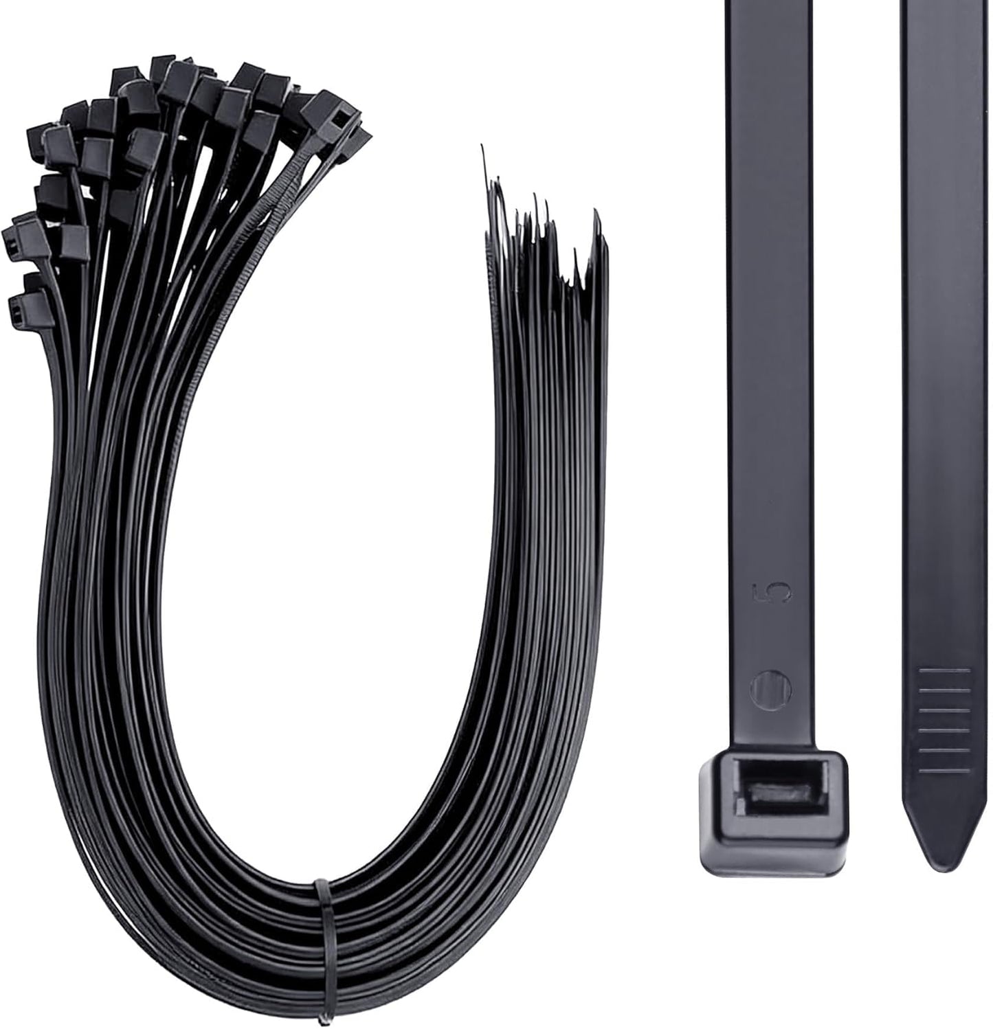 Pack 50 Bridas Nailon 48pulg Resistentes UV Exteriores
